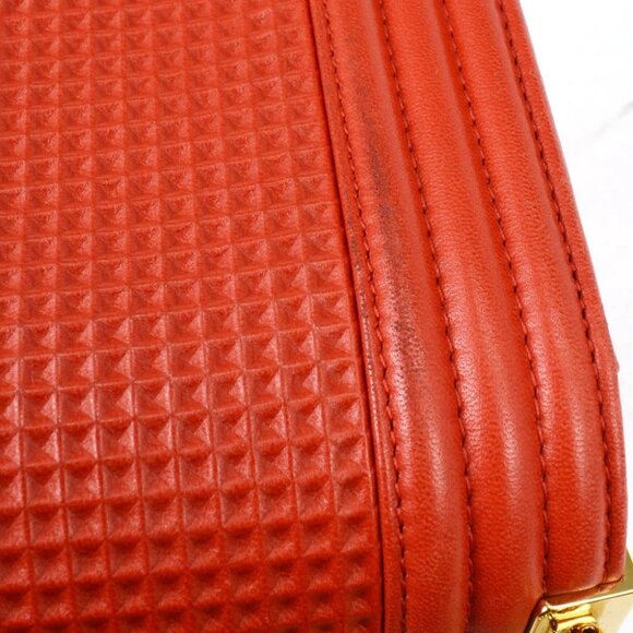 Chanel Red Lambskin Medium Shoulder Bag - Picture 6 of 9